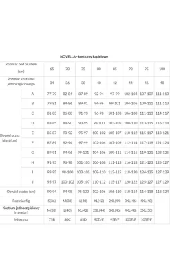 Damskie Novella Stroje Kąpielowe Jednoczęściowe|Stroje Kąpielowe Jednoczęściowe - Jednoczęściowy kostium kąpielowy Makira 2309