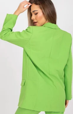 ITALY MODA Moda - Jednorzędowa marynarka damka janozielona DHJ-MA-15621.12X