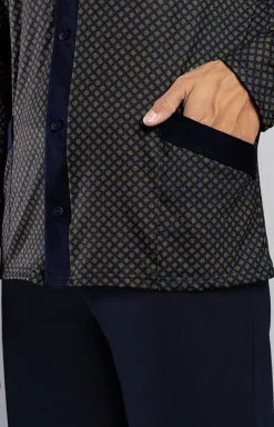 Męskie Italian Fashion Piżamy Męskie - Joachim piżama męska dł.dł.