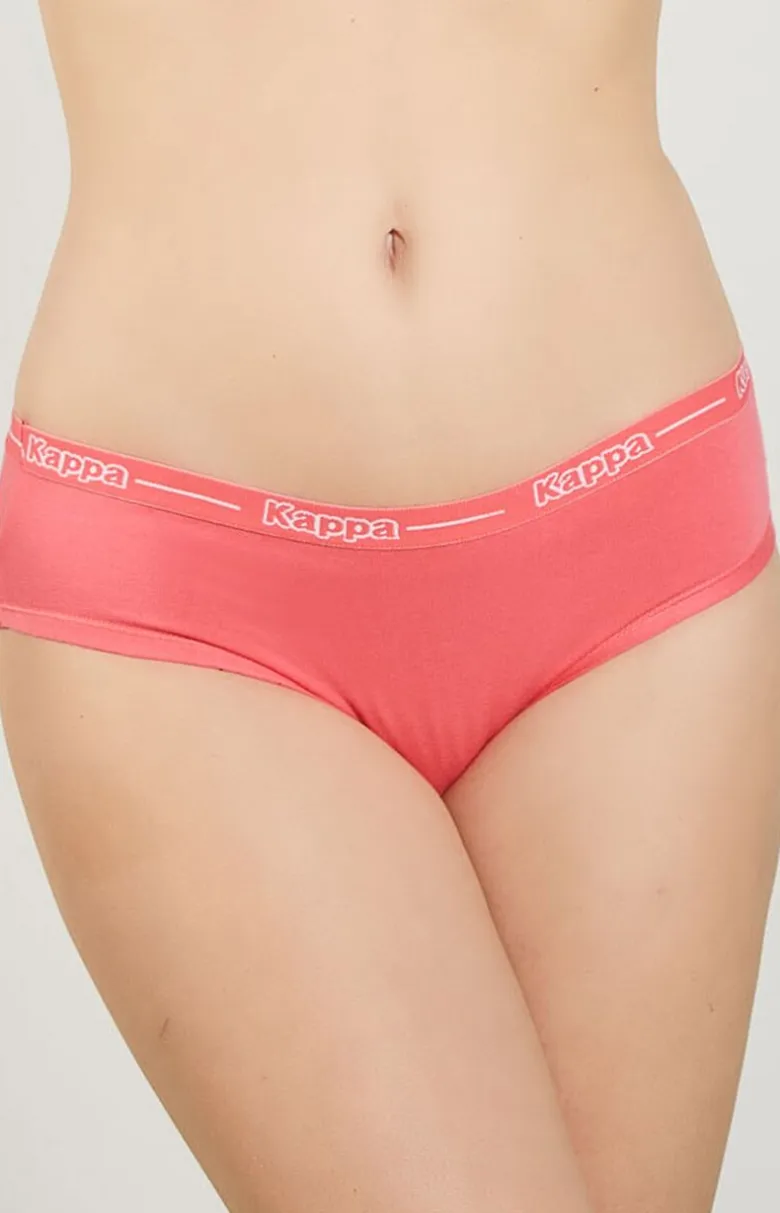 Kappa różowe figi damskie bawełniane w sportowym stylu K2140