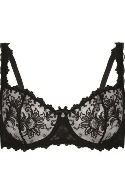 Klasyczne figi damskie czarne Romance LV-F20
