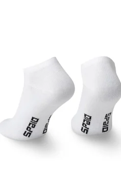 Damskie Spaio Skarpetki|Skarpety Stopki - Klasyczne skarpety stopki białe Everyday Lightweight 3pak