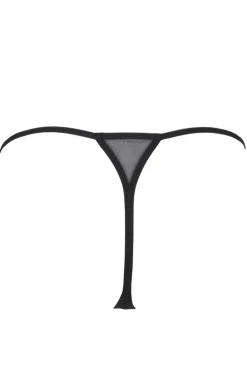 Klasyczne stringi czarno-czerwone V-9888