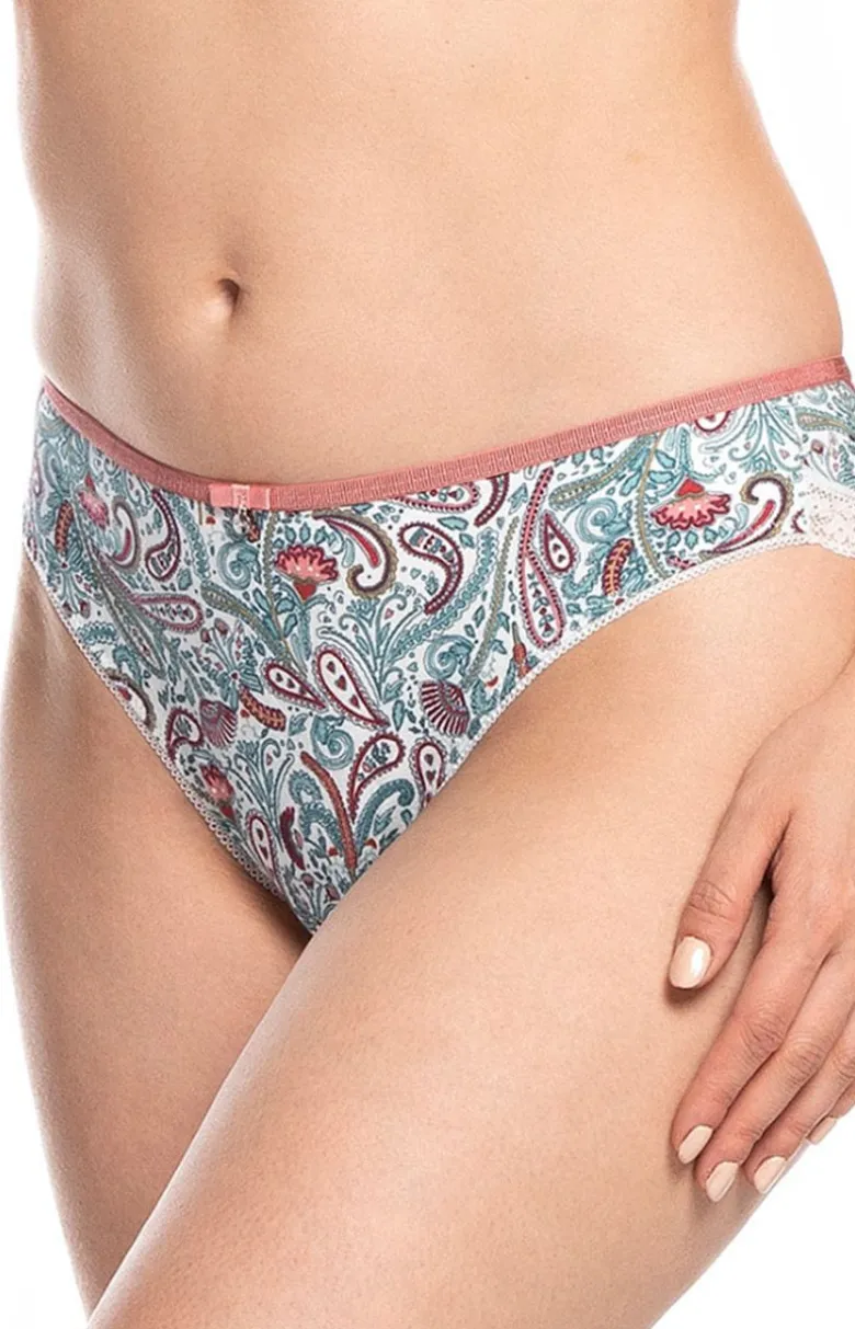 Kolorowe figi damskie bikini 2-pack L-1511BI