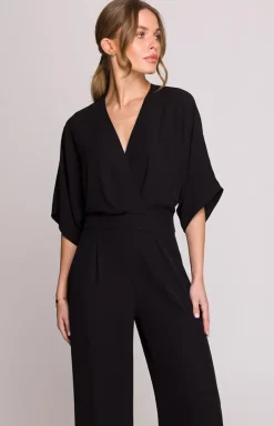 Stylove Moda - Kobinezon daski z dekote kopertowy S395