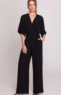 Stylove Moda - Kobinezon daski z dekote kopertowy S395