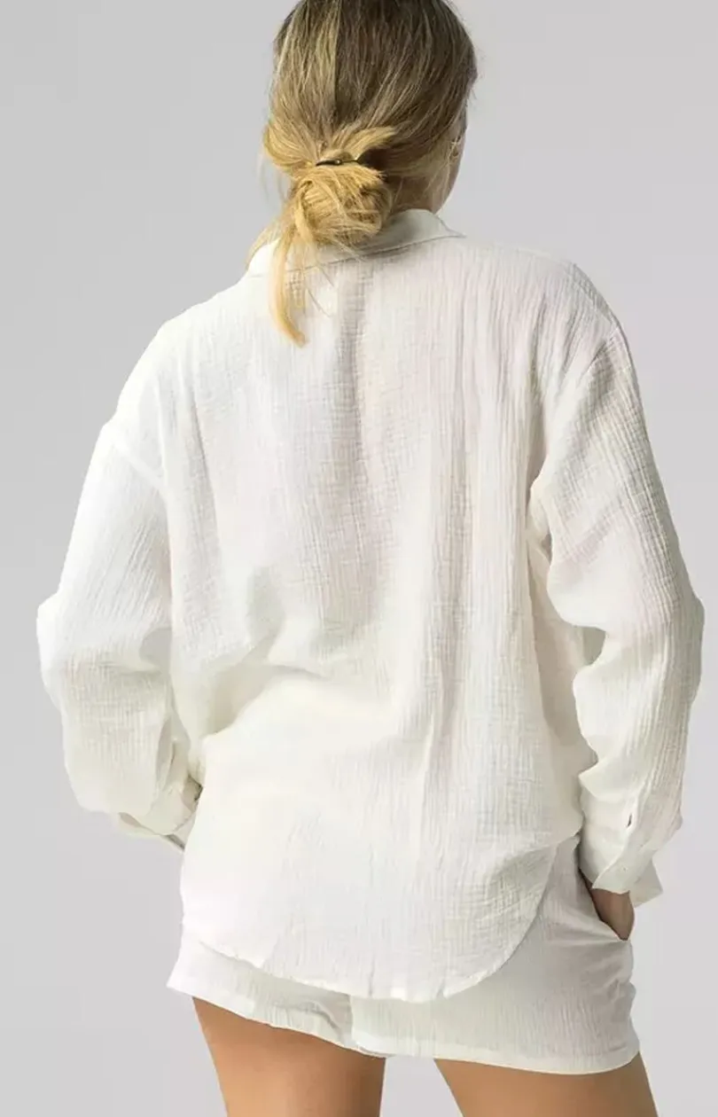 Damskie ATLANTIC Piżamy Damskie Krótkie|Bielizna Homewear - Komplet damski Muślin HLP-476