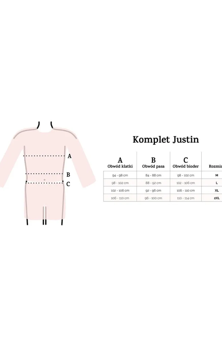 Komplet męski dresowy Justin