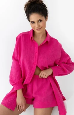 Komplet muślinowy damski Magenta