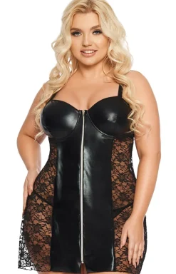 Koronkowa koszulka plus size Marion 1900