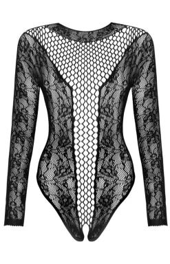 Beauty Night Bodystocking|Body - Koronkowe body z otwartym krokiem Monserrat