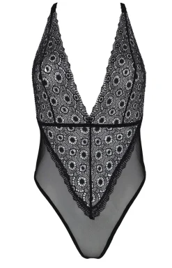 Passion Body|Body - Koronkowe czarne body damskie ECO Zinnia