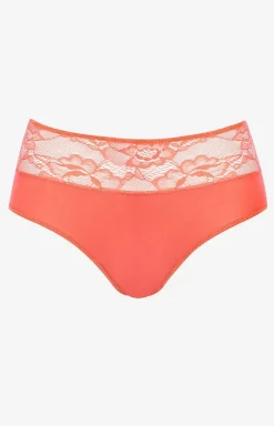 Damskie Pierre Cardin Figi, Stringi, Panty|Figi Damskie - Koronkowe figi dakie koralowe 365