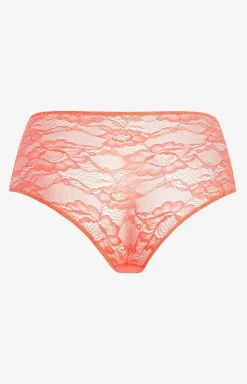 Damskie Pierre Cardin Figi, Stringi, Panty|Figi Damskie - Koronkowe figi dakie koralowe 365