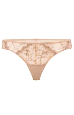 Koronkowe stringi damskie beżowe Romance LV-ST20