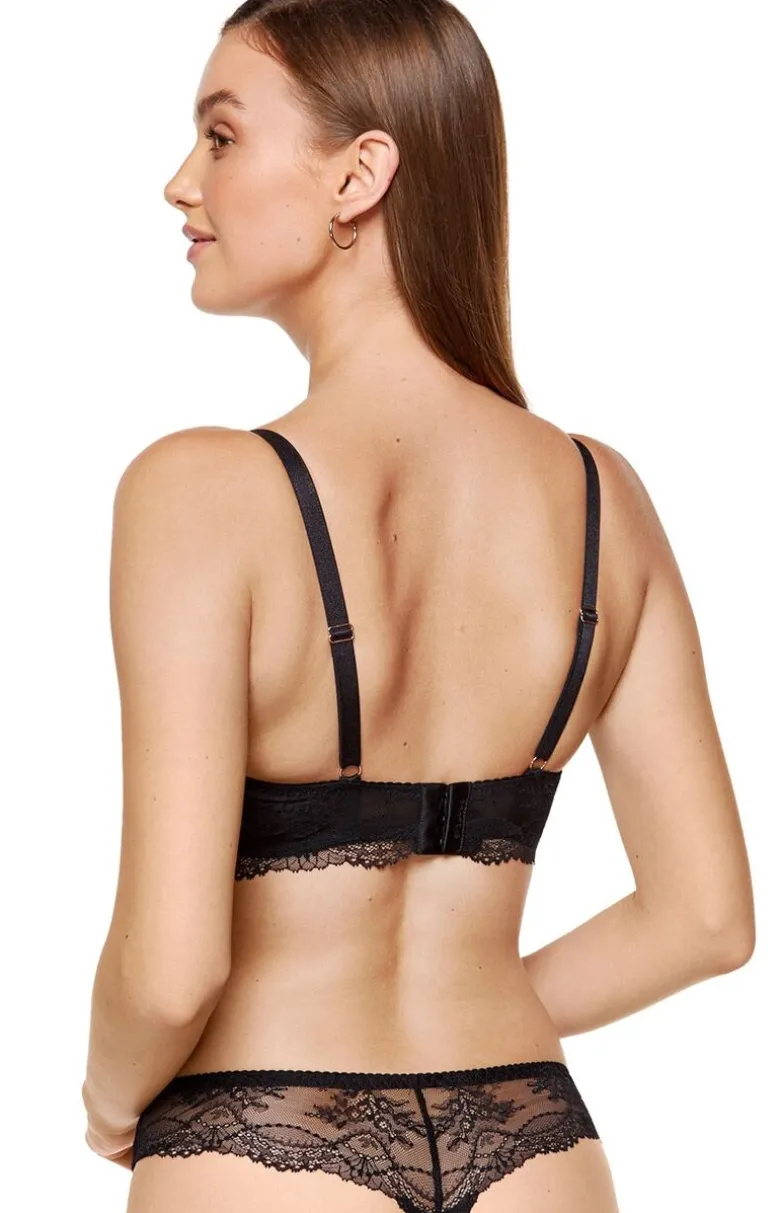 Koronkowe stringi damskie czarne Sophie