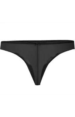 Koronkowe stringi damskie czarne Romance LV-ST20