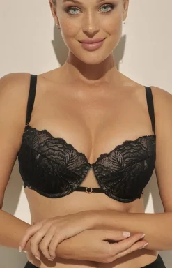 Kinga Biustonosze Push-Up - Koronkowy biustonosz push-up Luna PU-1131
