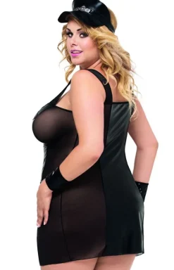 SoftLine Collection Kostiumy I Przebrania - Kostium damski strój policjantki plus size Police