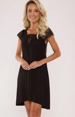 Koszula damska plus size Fanny 340 w kolorze czarnym