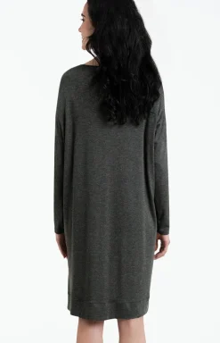 Damskie Italian Fashion Koszule Nocne|Koszule Nocne Damskie - Kozua nocna daka cieno zara z długi rękawe Akord