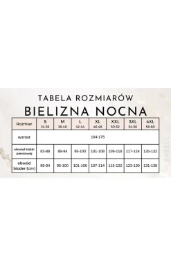 Koszula nocna damska czerwona Simone