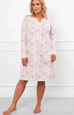 Damskie Italian Fashion Koszule Nocne|Koszule Nocne Damskie - Koszula nocna damska długi rękaw Satui