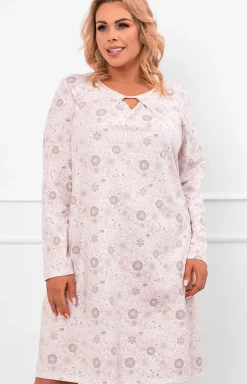 Damskie Italian Fashion Koszule Nocne|Koszule Nocne Damskie - Koszula nocna damska długi rękaw Satui