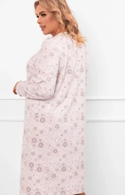 Damskie Italian Fashion Koszule Nocne|Koszule Nocne Damskie - Koszula nocna damska długi rękaw Satui