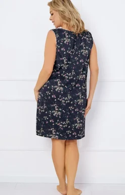Damskie Italian Fashion Koszula Nocna Na Ramiączkach|Koszule Nocne Damskie - Kozua nocna daka na zerokie raiączko Ai