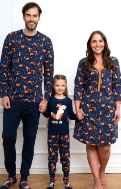 Damskie Italian Fashion Koszule Nocne Damskie|Koszule Nocne - Kozula nocna daka z rękawe 3/4 Wailla