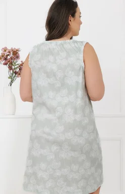 Damskie Italian Fashion Koszule Nocne Damskie|Koszula Nocna Na Ramiączkach - Koszua nocna na szerokich raiączkach iętowa Pera