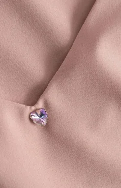 Koszula nocna z rozcięciem Isabella Pink