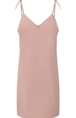 Koszula nocna z rozcięciem Isabella Pink