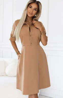 Numoco Moda - Kozulowa ukienka zizjerka z pakie 286-8 ANDY