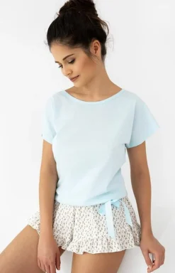 Damskie SENSIS Bielizna Plus Size|Piżamy Damskie Krótkie - Krótka piżaa daka Areta