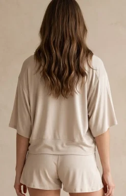 Damskie DKaren Piżamy Damskie Krótkie|Bielizna Homewear - Krótka piżaa daka babuowa DK-K-B19