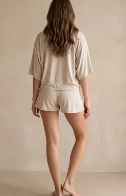 Damskie DKaren Piżamy Damskie Krótkie|Bielizna Homewear - Krótka piżaa daka babuowa DK-K-B19