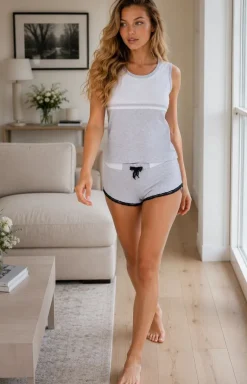 Krótka piżama damska homewear dres Aliyya LC 90370