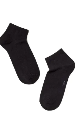 Damskie Conte Skarpety Stopki|Skarpetki - Krótkie skarpetki damskie sportowe czarne 3DSOCKS
