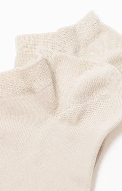 Krótkie skarpetki damskie sportowe beżowe 3DSOCKS