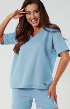 Damskie Italian Fashion Moda|Piżamy Damskie Krótkie - Krótkie podenki dakie e adri