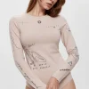 LBD 1430 Bawełniane body damskie z wzorami tatuaży