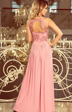 Numoco Moda - 215-3 LEA długa suknia