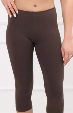Damskie Italian Fashion Legginsy|Legginsy Damskie - egginy dakie brązowe 3/4
