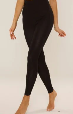 Legginsy damskie czarne Khali 801