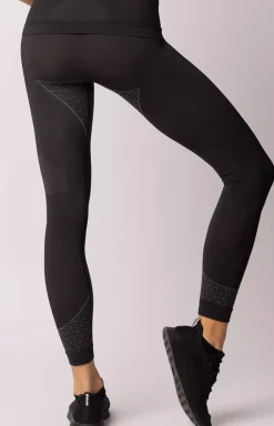 Legginsy damskie czarno-szare Breeze