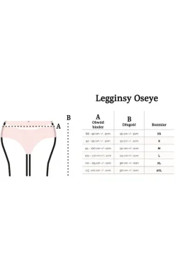 Legginsy prążkowane damskie khaki Oseye