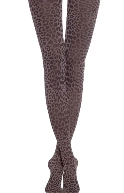 Leo rajstopy z wzorem leoparda