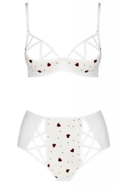 Passion Biustonosze Otwarte|Koszulki - Lovelia komplet bikini